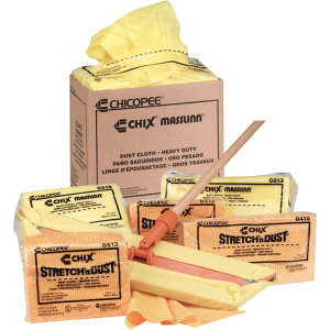 Chicopee Inc, Chix®, Masslinn Dust Cloths, 1-Ply, 16" x 24", Yellow, Cotton, Yellow, 16 in
