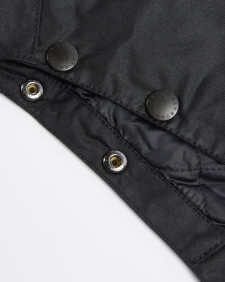 Waxed Storm Hood Classic Black