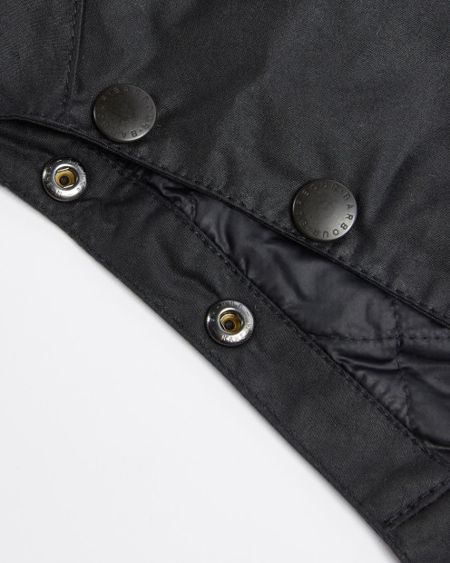 Waxed Storm Hood Classic Black