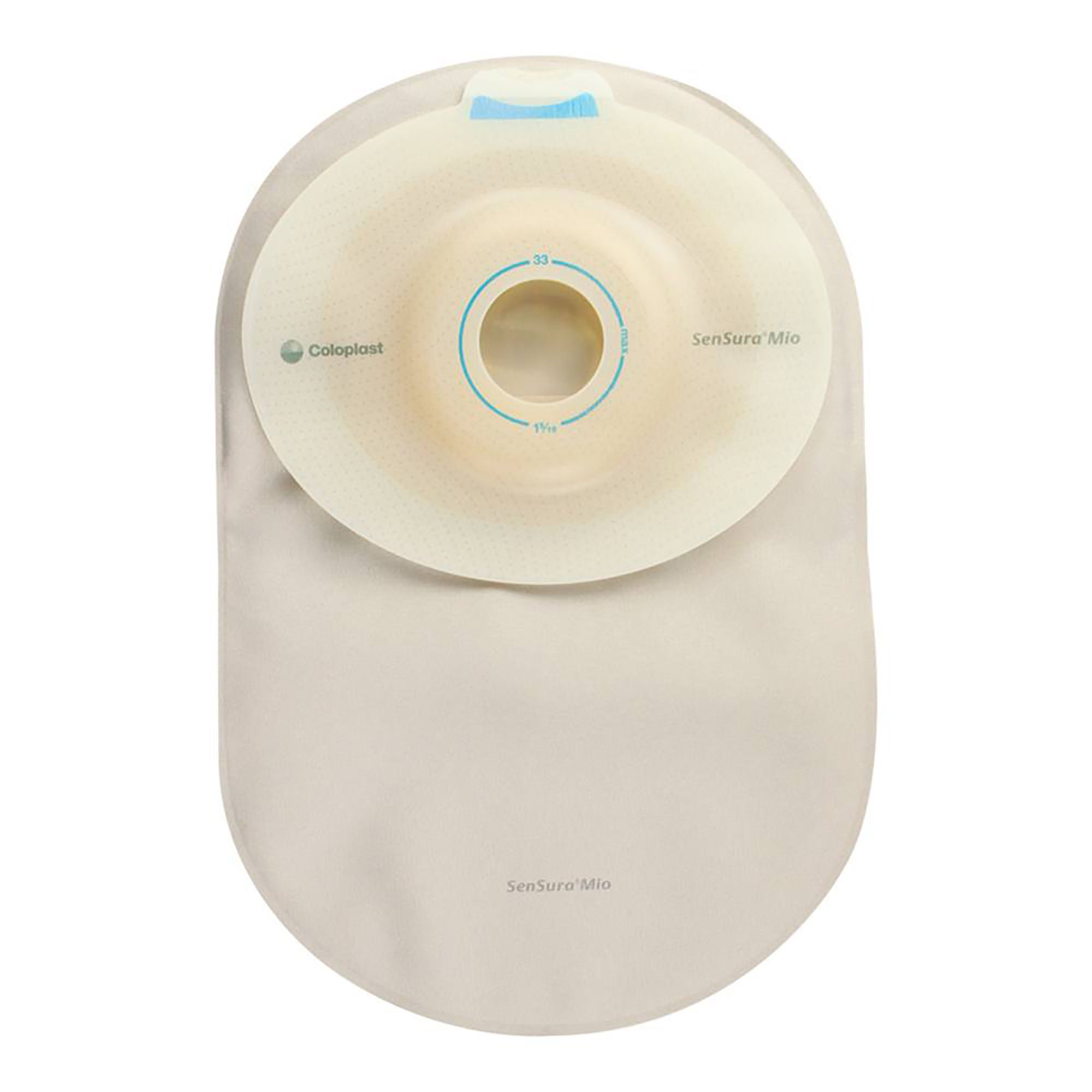 SenSura® Mio Convex Soft 1-Piece Closed End Opaque Ostomy Pouch, 35mm Stoma