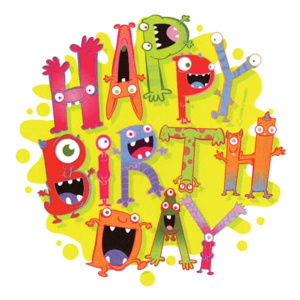 Monster Birthday Edible Image Decoration | DecoPac