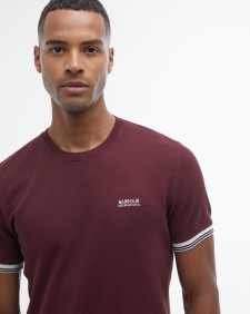 Spencer Textured T-Shirt Bordeaux