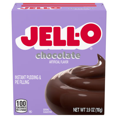 Jell-O Chocolate Instant Pudding & Pie Filling, 3.9 oz Box