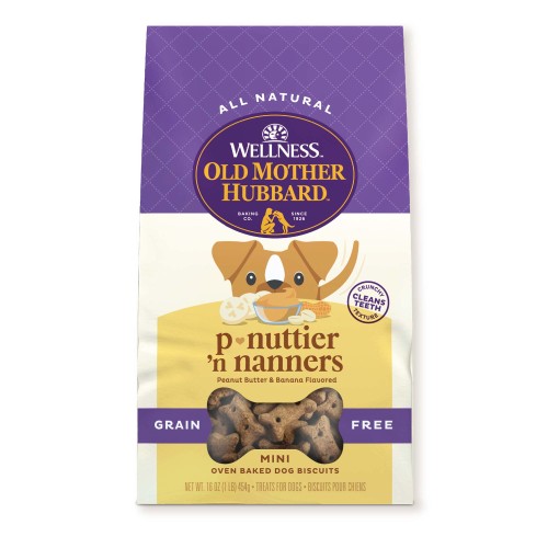 Old Mother Hubbard Grain Free P-Nuttier ‘N Nanners Front packaging