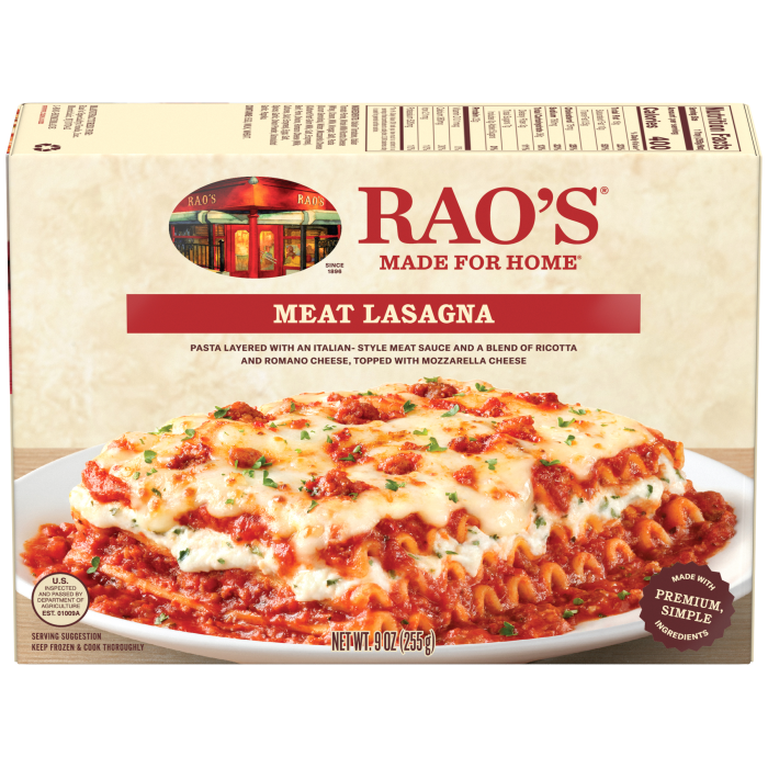 Meat Lasagna Frozen Meal, 9 oz
