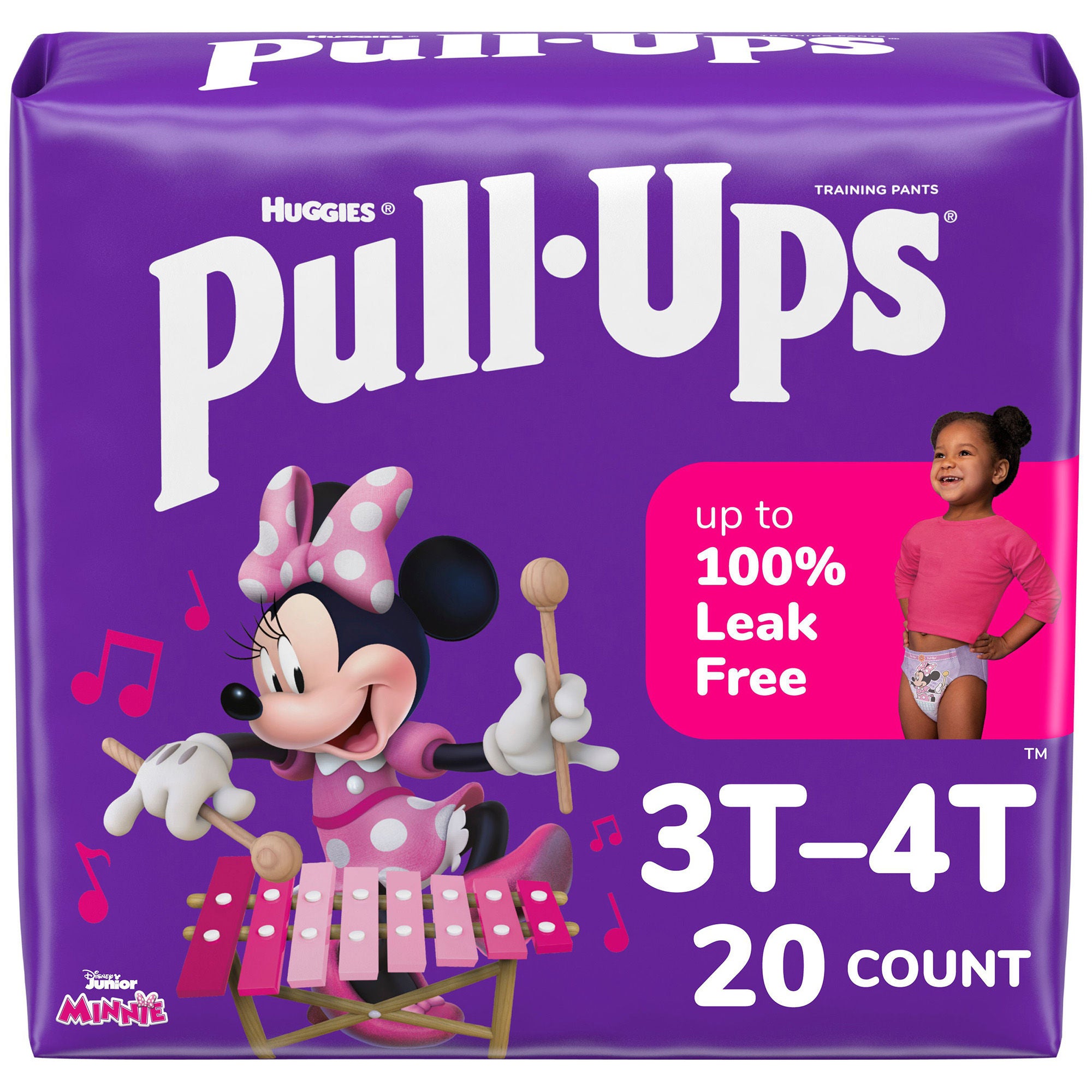 Huggies Pull-Ups® Learning Designs® for Girls Training Pants, 3T to 4T