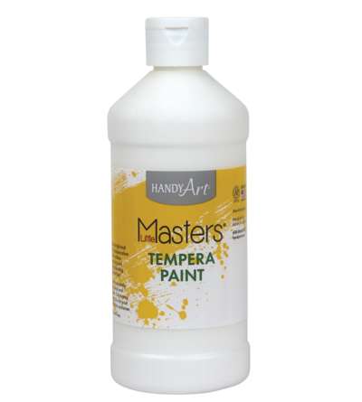 Little Masters® Tempera Paint, 16 oz., White