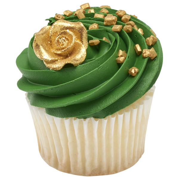 Gold Shimmer Rocks - Red 3 Free Sugar Candy Decorations