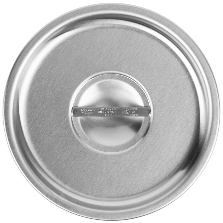 6-quart stainless steel bain-marie cover