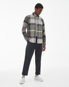 Dunoon Tailored Long-Sleeved Shirt Forest Mist