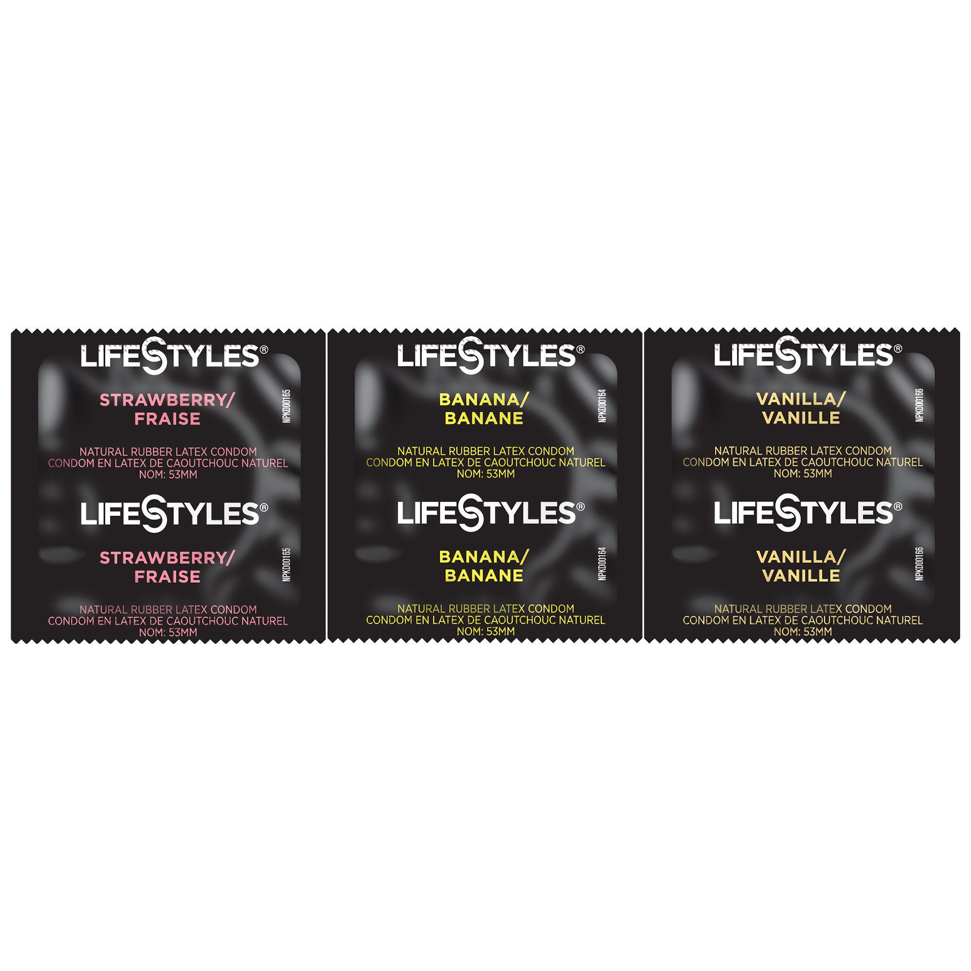 Lifestyles® Lubricated Latex Condom, Assorted Flavors
