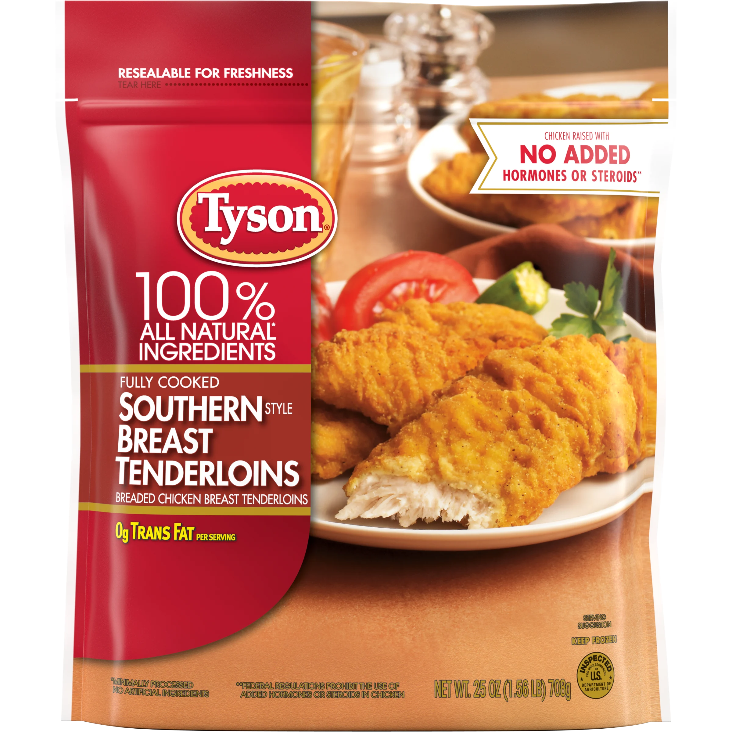 Fully Cooked Southern Style Chicken Breast Tenderloins