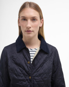 Summer Liddesdale Quilt Jacket Navy-Pearl