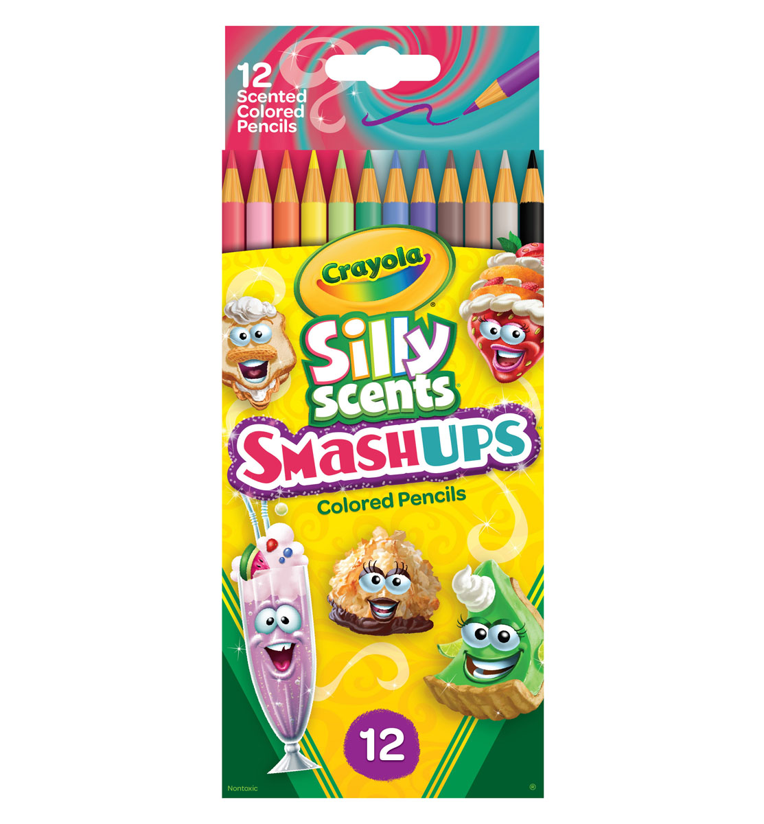 Crayola Silly Scents Smash Ups Colored Pencils (12 Count)