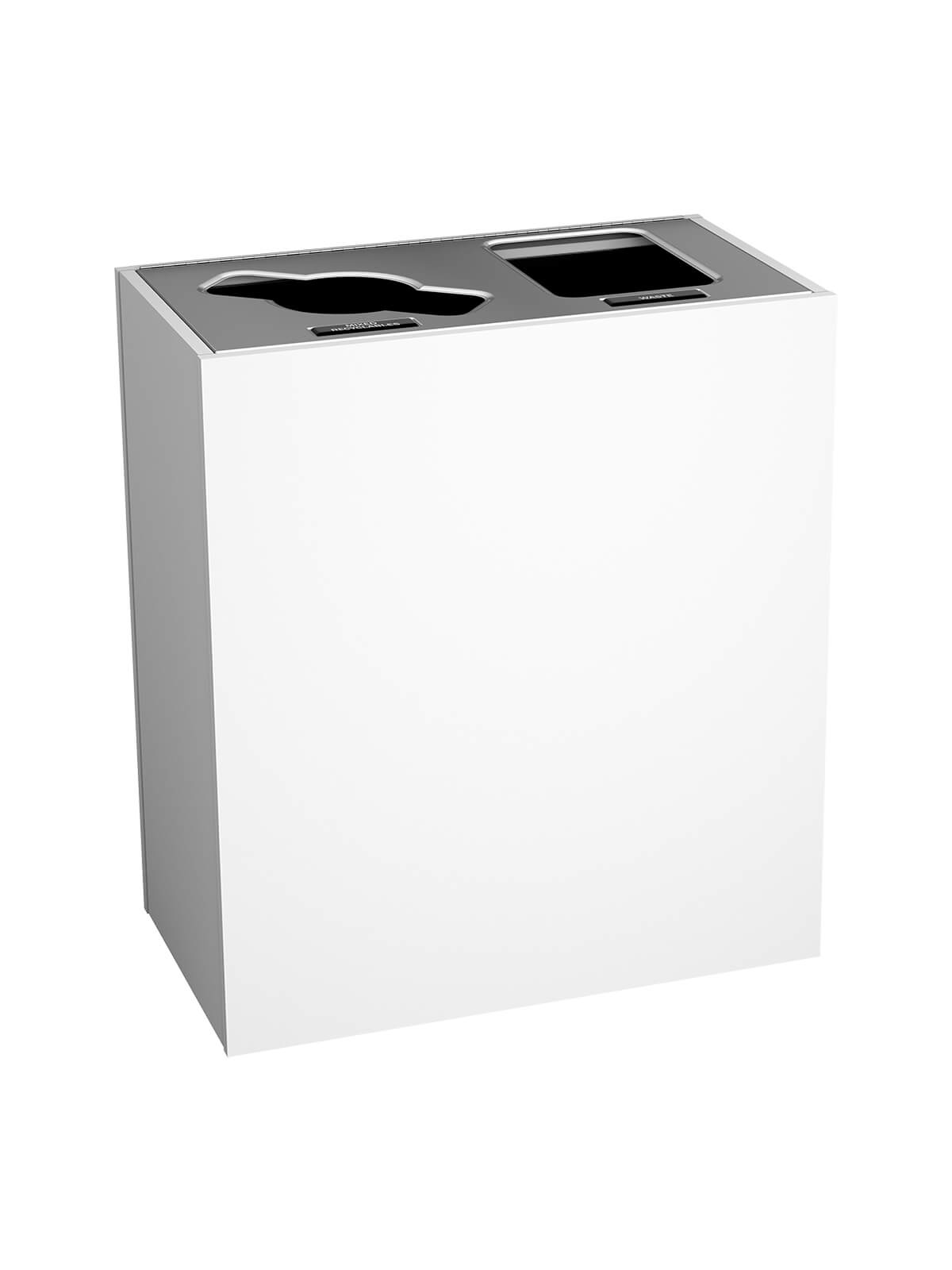 ARISTATA – Double – Select – Mixed Recyclables-Waste – Mixed-Full – Glacier