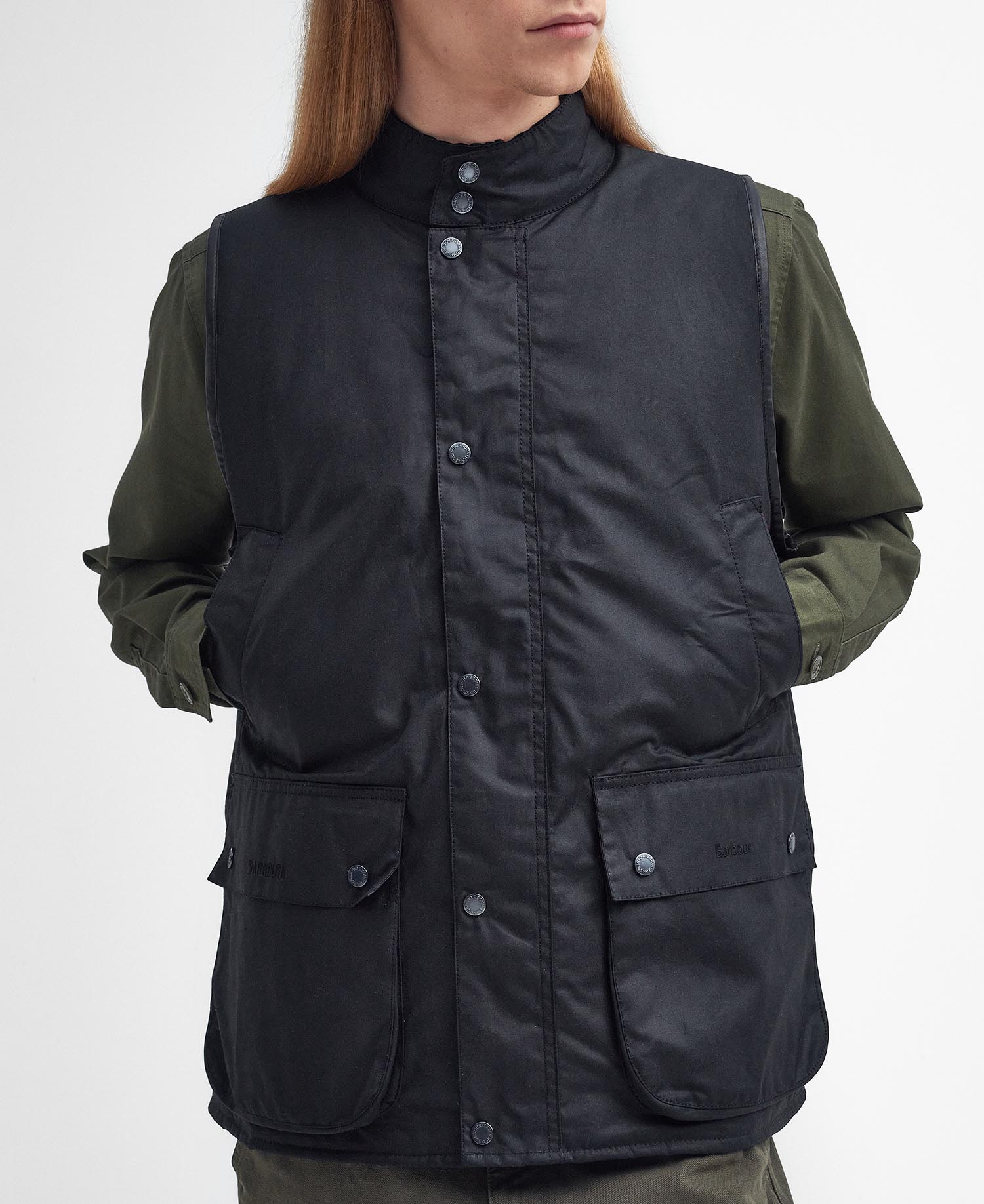 Barbour x Baracuta Weste Oversized Waxed image number 5