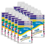BAZIC Products&reg; Washable Markers, Mini Broad Line, 10 Per Pack, 12 Packs BAZ1220-12