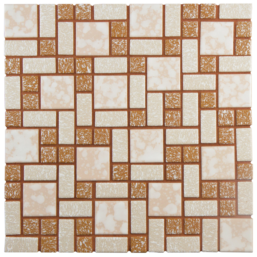 University Beige 11.75x11.75 Square Porcelain Floor and Wall Digital Pattern