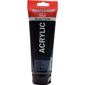 Tubo de pintura acrílica estándar, 250 ml, negro lámpara 702