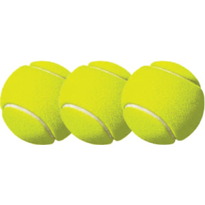 Tennis Balls, Pack of 3