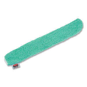 Rubbermaid Commercial, HYGEN, 23" Dusting Sleeve, Microfiber, Green, 22 in