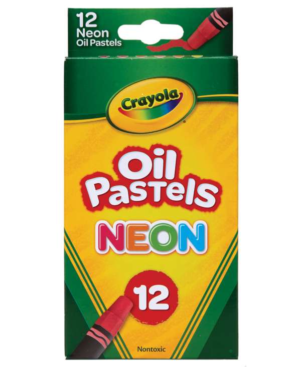 Download Crayola Neon Oil Pastels, 12 color set