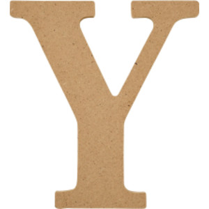 MDF Letter, Y, 5 Inch