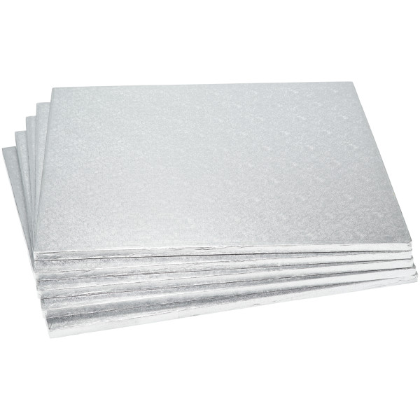 18" Square Silver Foil Cake Board