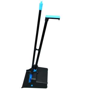 Impact, Blue/Black, 11.5", Dust Pan with Broom