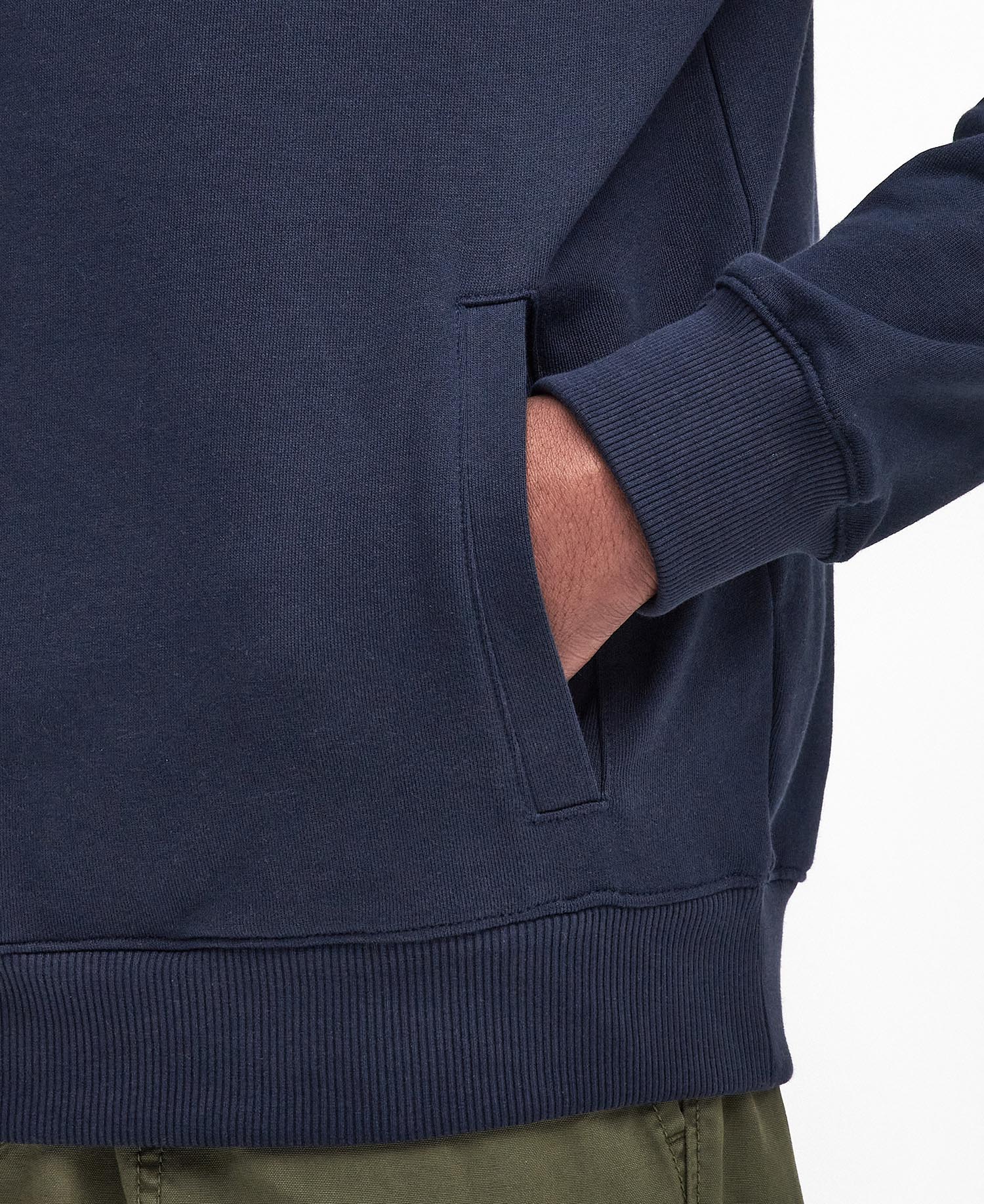 Felpa Beckhill con zip corta image number 4