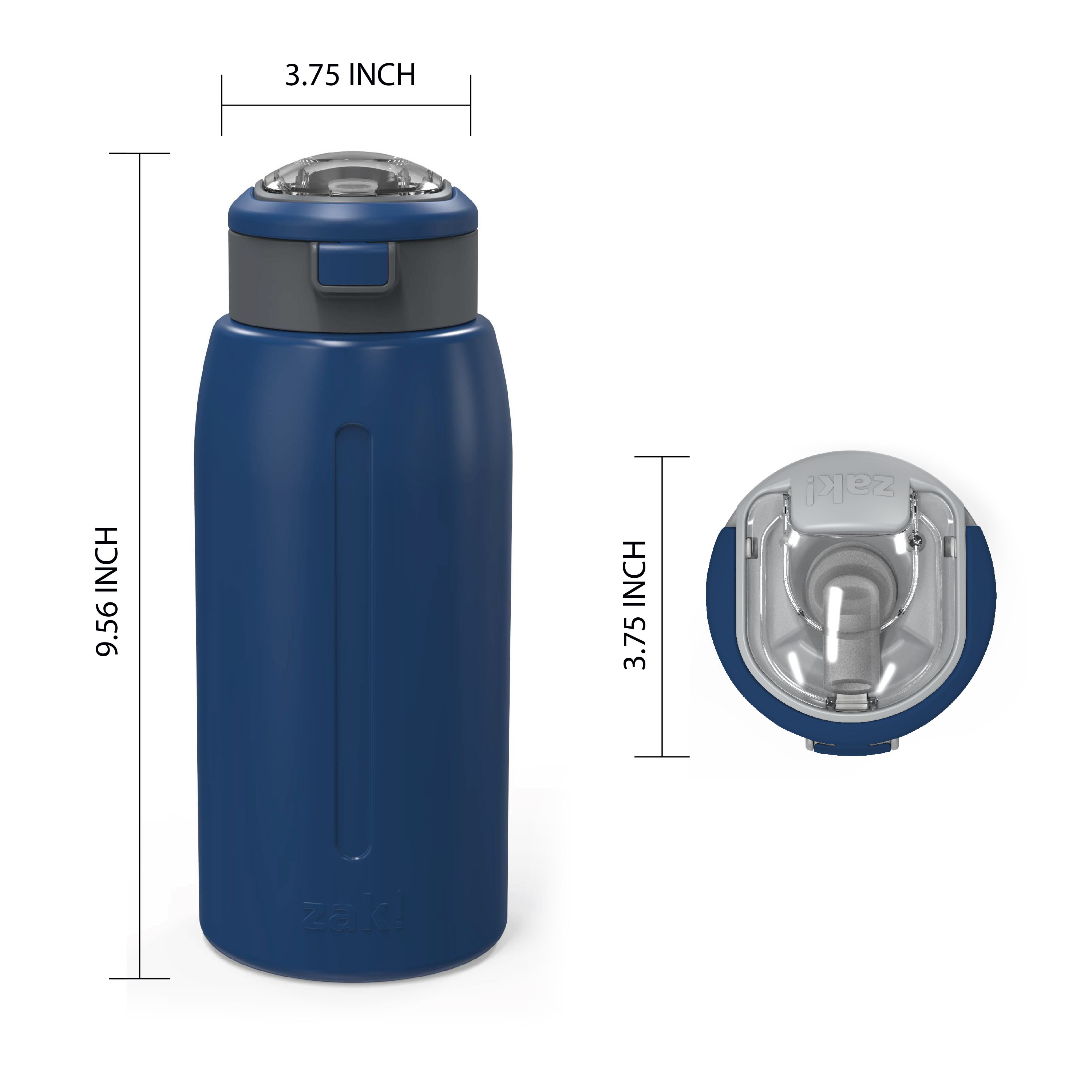 Genesis 32 ounce Stainless Steel Water Bottles, Indigo slideshow image 9 Genesis 32 ounce Stainless Steel Water Bottles, Indigo slideshow image 9