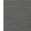 Gray honeycomb (cellular) fabric blind, fully lowered with visible hexagonal cells along the left edge; blocking light, shown in an even, neutral close-up product background.