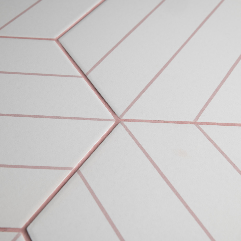 Porto Savona Hex Rose 8.63x9.88 Hexagon Porcelain Floor and Wall Digital Pattern