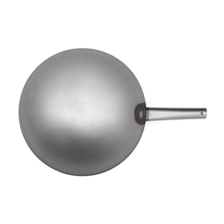 14-inch carbon steel induction wok pan