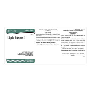 Hillyard, Label RTU 470 Liquid Enzyme II