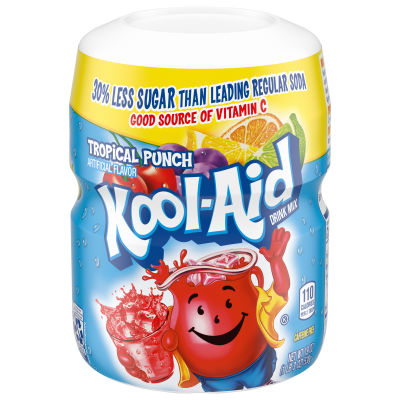 Kool-Aid Summer Blast Tropical Punch Drink Mix, 19 oz Canister