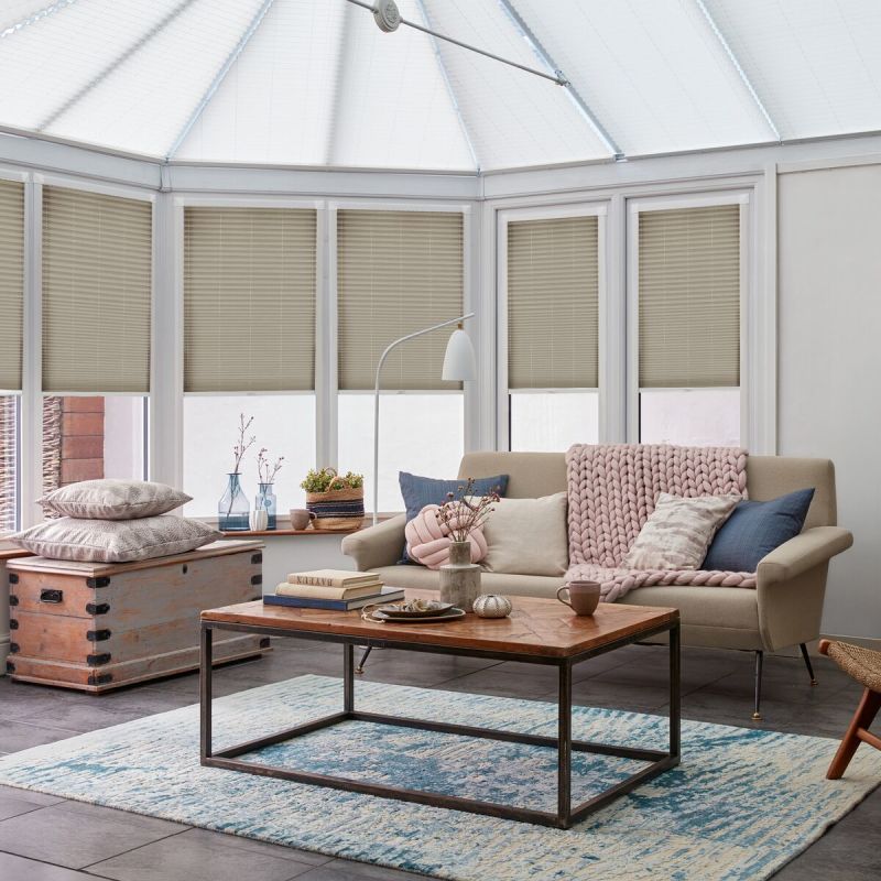 Seren Taupe Pleated blind