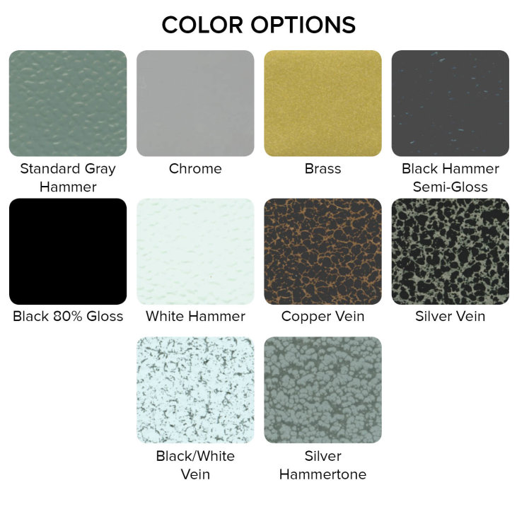 Standard Progressive Style Breath Guard Color Options