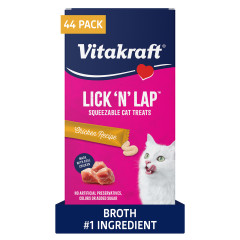 Image of Vitakraft Lick 'n' Lap™, Cat Treat with Chicken, 44 ct