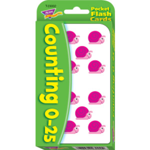 Counting 0-25 Pocket Flash Cards