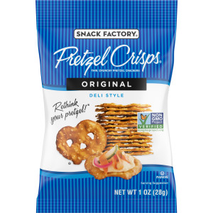 Snack Factory® Pretzel Crisps, Original, 1 Oz