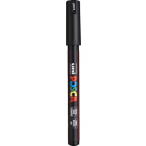 PC-1MR Paint Marker, Extra Fine Pin Tip (0.7 mm), Black