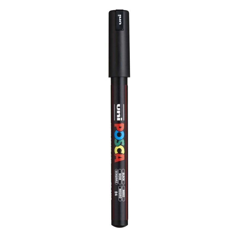 PC-1MR Paint Marker, Extra Fine Pin Tip (0.7 mm), Black
