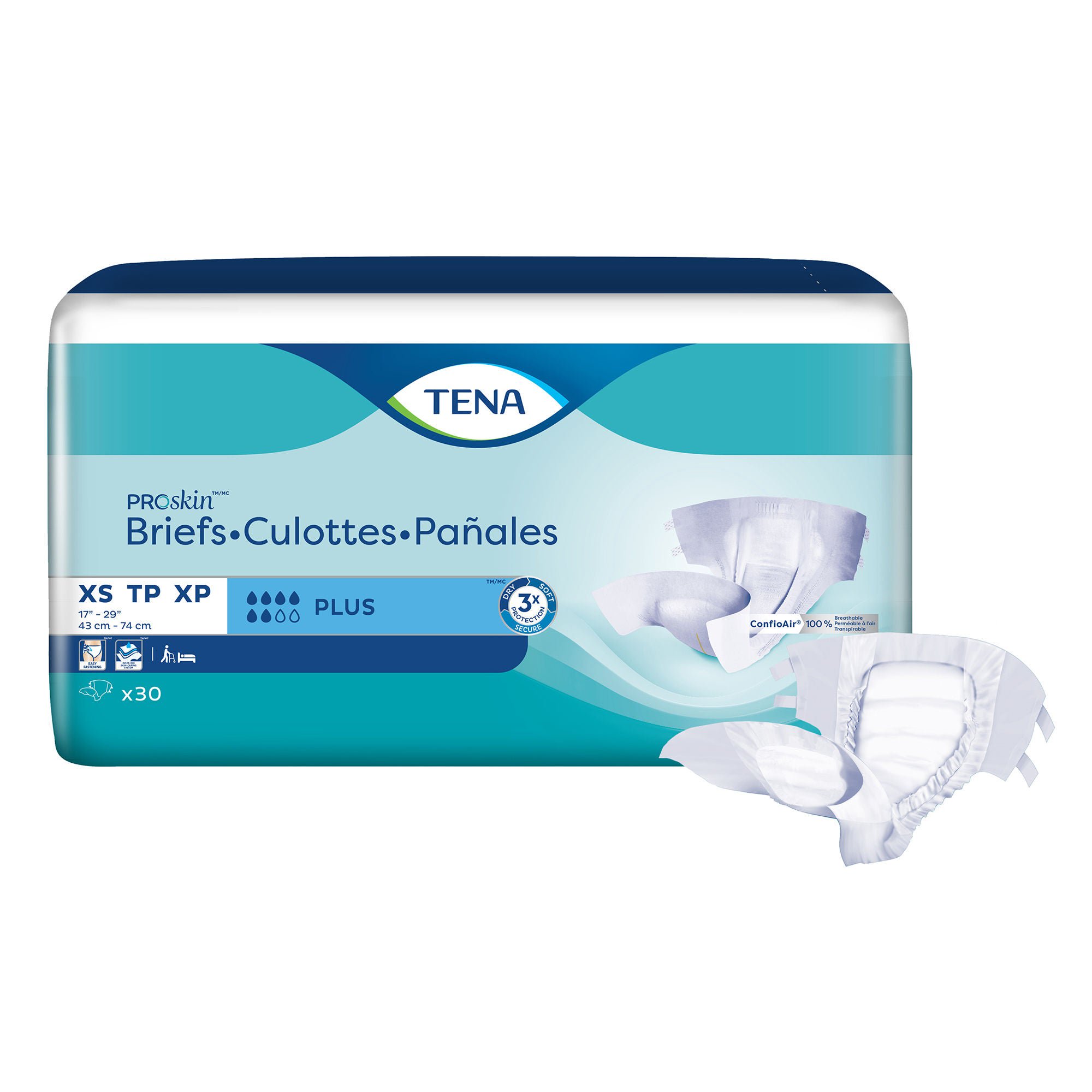 Tena® ProSkin™ Incontinence Brief, Extra Small