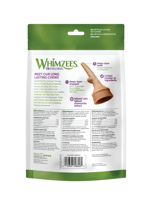 WHIMZEES Antler back packaging