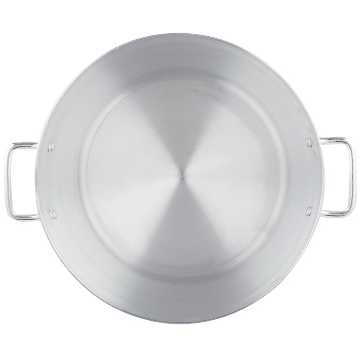 40-quart Arkadia™ aluminum stockpot in natural finish