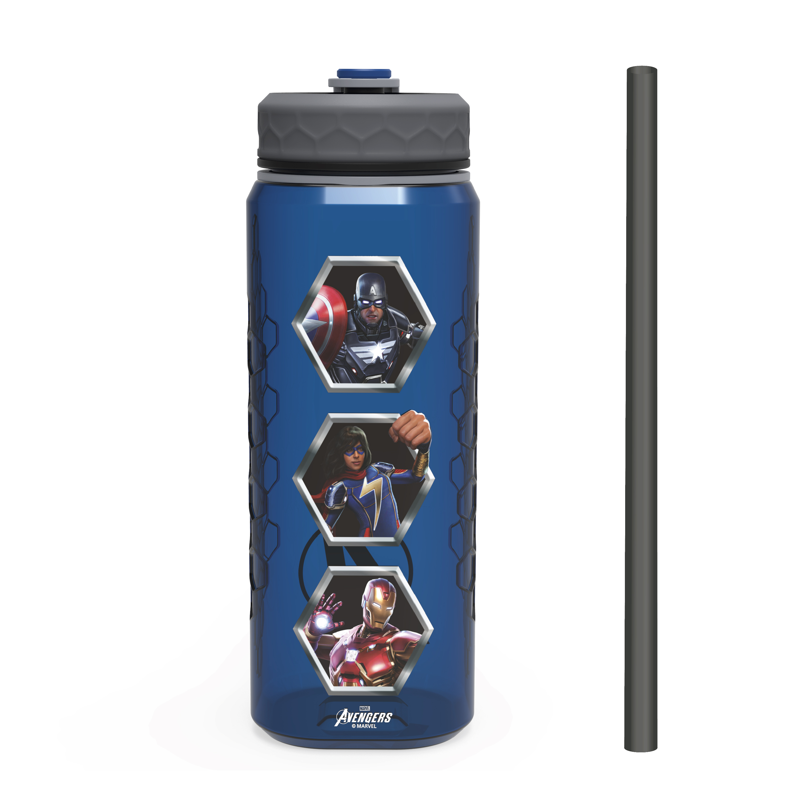 Marevel Comics 36 ounce Reusable Plastic Water Bottle, The Avengers slideshow image 1 Marevel Comics 36 ounce Reusable Plastic Water Bottle, The Avengers slideshow image 1