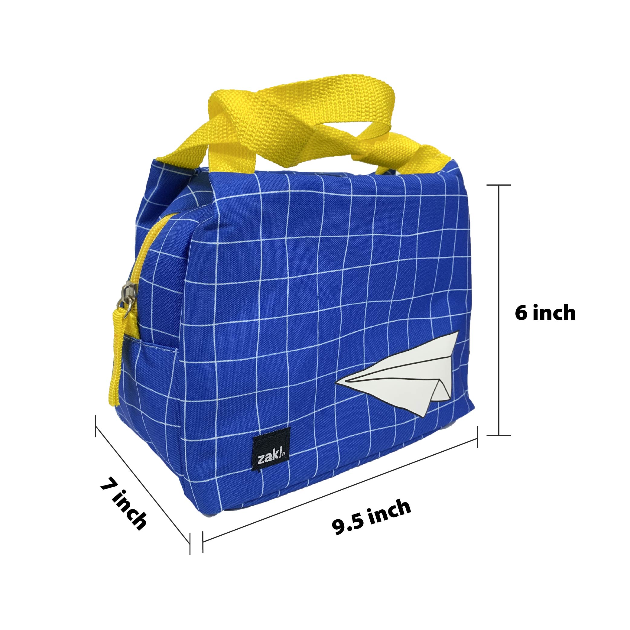 Grid Lock Purse Style Insulated Reusable Lunch Bag, Planes slideshow image 4 Grid Lock Purse Style Insulated Reusable Lunch Bag, Planes slideshow image 4