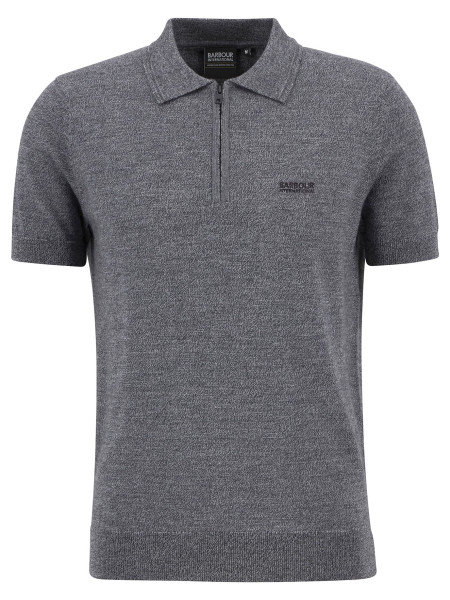 Maverick Mouline Knitted Polo Shirt