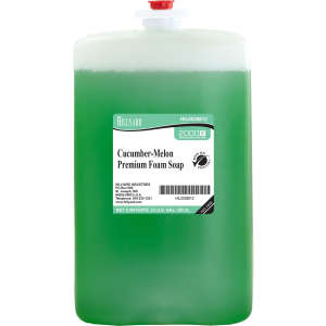 Hillyard, Cucumber-Melon Premium Foam Soap, 2000 Series Dispenser 2 Liter Cartridge